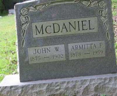 John W. McDaniel on Sysoon