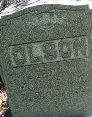 John W Olson on Sysoon