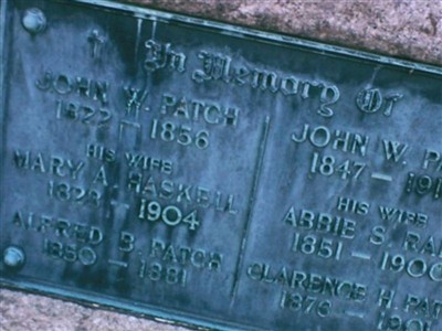 John W. Patch, Jr on Sysoon