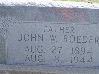 John W. Roeder on Sysoon