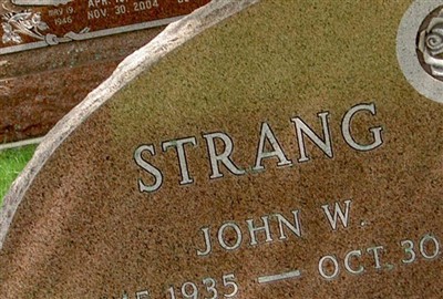 John W Strang, Find a grave on Sysoon John W Strang on Sysoon