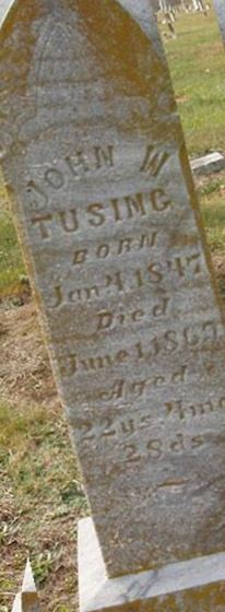 John W. Tusing on Sysoon
