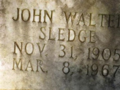 John Walter Sledge on Sysoon