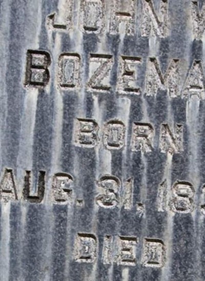 John Walton Bozeman on Sysoon