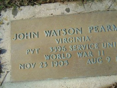 John Watson Pearman on Sysoon