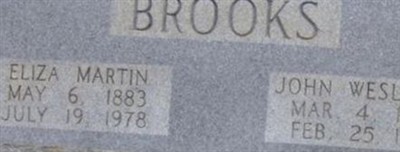 John Wesley Brooks, Sr on Sysoon