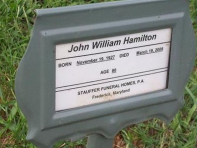 John William Hamilton on Sysoon