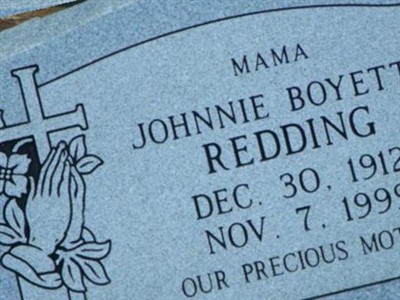 Johnnie Boyette Redding on Sysoon