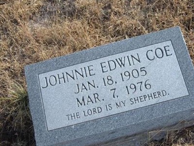 Johnnie Edwin Coe on Sysoon