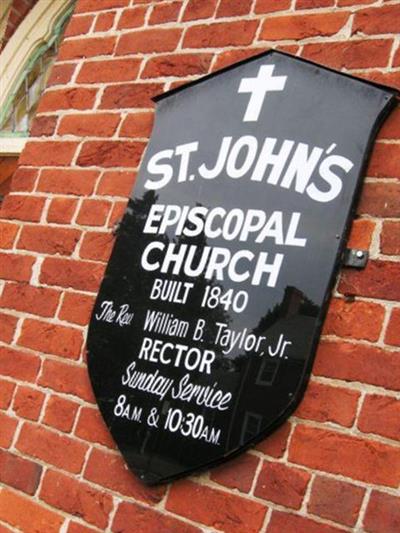 St John's Episcopal Church Cemetery on Sysoon