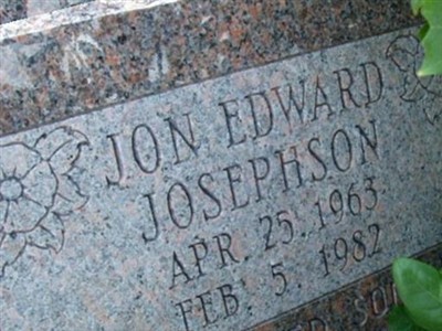 Jon Edward Josephson on Sysoon