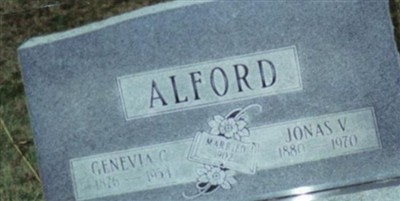 Jonas Vernon 'Jone' Alford on Sysoon