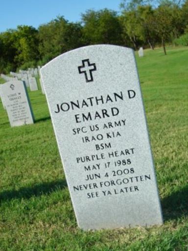 Spec Jonathan David Arthur "J.D." Emard on Sysoon