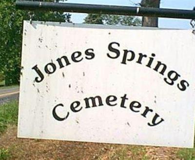 Jones Springs Cemetery on Sysoon