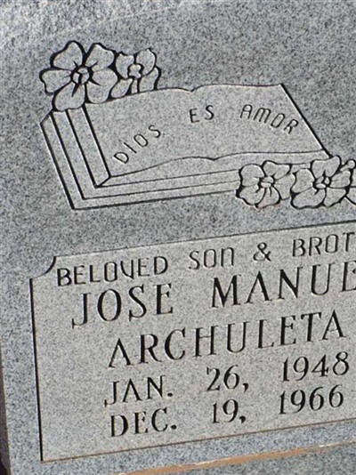 Jose Manuel Archuleta on Sysoon