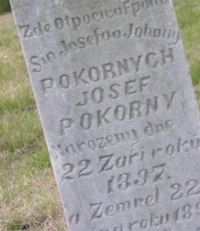 Josef Pokorny on Sysoon