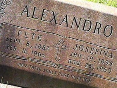 Josefina Alexandro on Sysoon