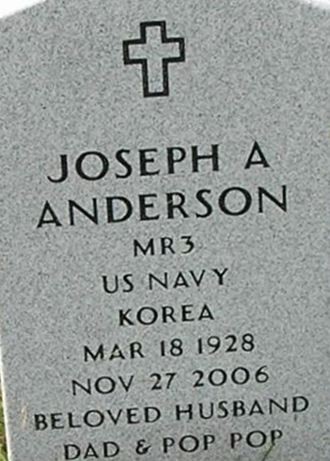 Joseph A Anderson on Sysoon