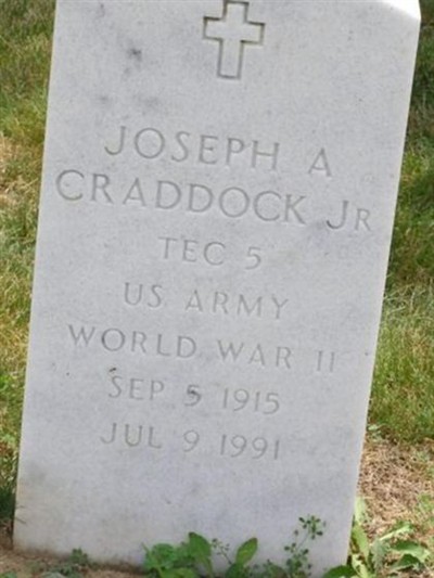 Joseph A Craddock, Jr on Sysoon