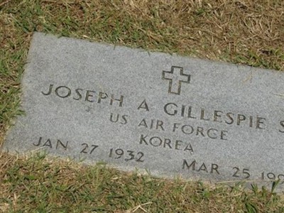 Joseph A. Gillespie, Sr on Sysoon