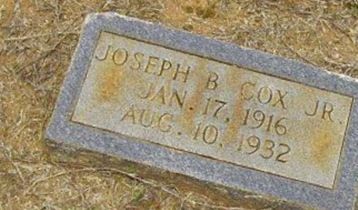Joseph B. Cox, Jr on Sysoon