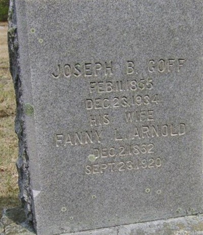 Joseph B Goff on Sysoon