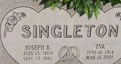 Joseph B Singleton on Sysoon