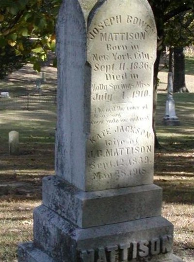 Joseph Bowen Mattison on Sysoon