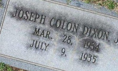 Joseph Colon Dixon, Jr on Sysoon