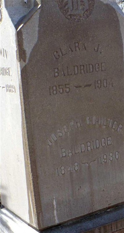 Joseph Colter Baldridge on Sysoon