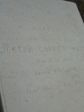 Joseph Correa Walsh on Sysoon