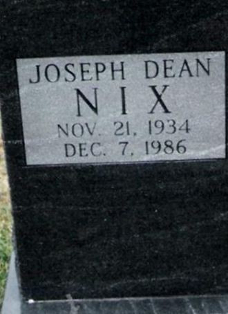 Joseph Dean Nix on Sysoon
