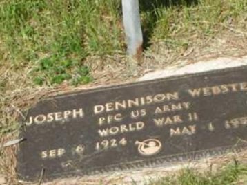 Joseph Dennison Webster on Sysoon