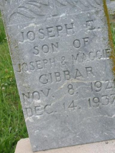 Joseph E Gibbar on Sysoon