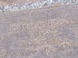 Joseph E Hodges on Sysoon