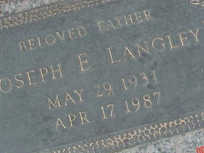 Joseph E. Langley on Sysoon