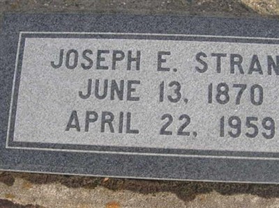 Joseph E. Strang on Sysoon