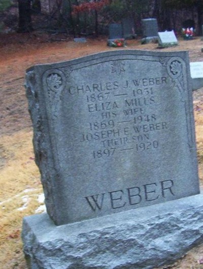 Joseph E Weber on Sysoon