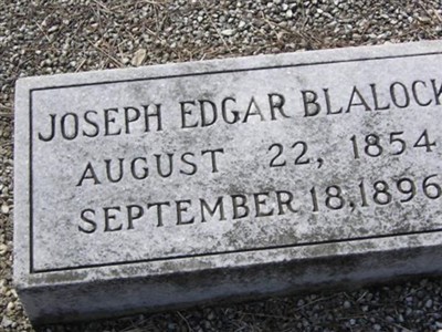 Joseph Edgar Blalock on Sysoon