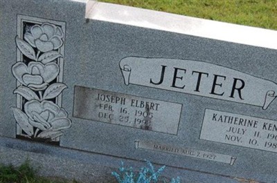 Joseph Elbert Jeter on Sysoon