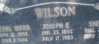 Joseph Elijah Wilson on Sysoon