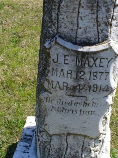 Joseph Ervin "Joe" Maxey on Sysoon