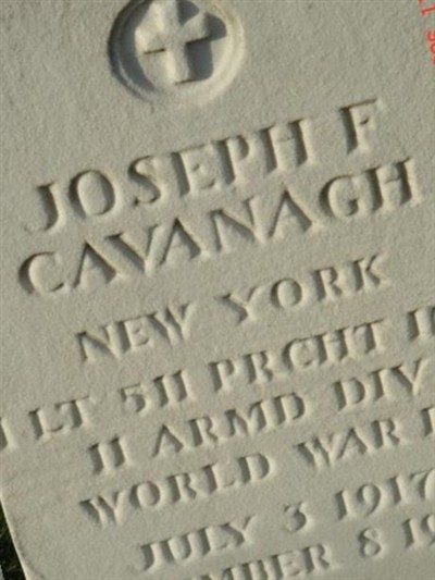 Joseph F Cavanagh on Sysoon