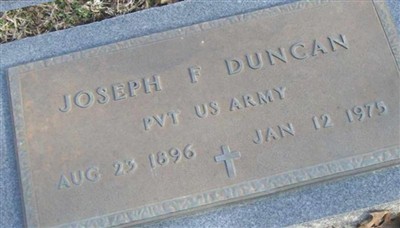 Joseph F. Duncan on Sysoon