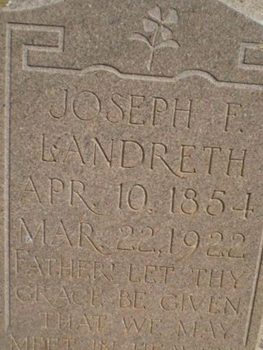 Joseph F. Landreth on Sysoon