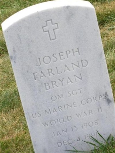 Joseph Farland Bryan on Sysoon