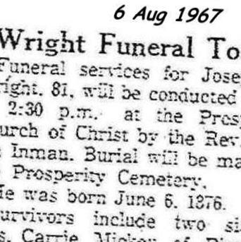 Joseph Flemming Wright on Sysoon