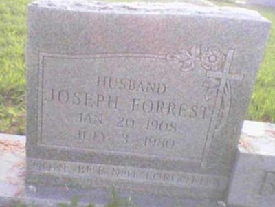 Joseph Forrest Bowen on Sysoon