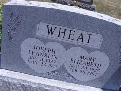 Joseph Franklin Wheat on Sysoon