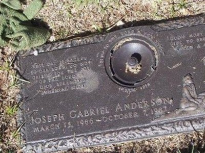Joseph Gabriel Anderson on Sysoon